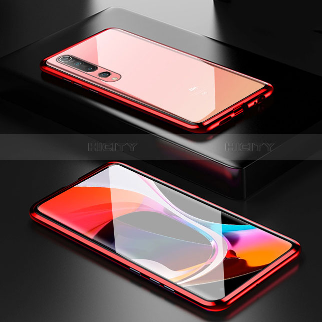 Custodia Lusso Alluminio Laterale Specchio 360 Gradi Cover M03 per Xiaomi Mi 10