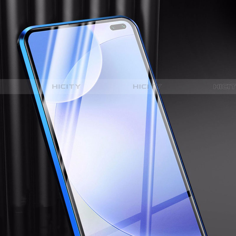 Custodia Lusso Alluminio Laterale Specchio 360 Gradi Cover M04 per Xiaomi Poco X2