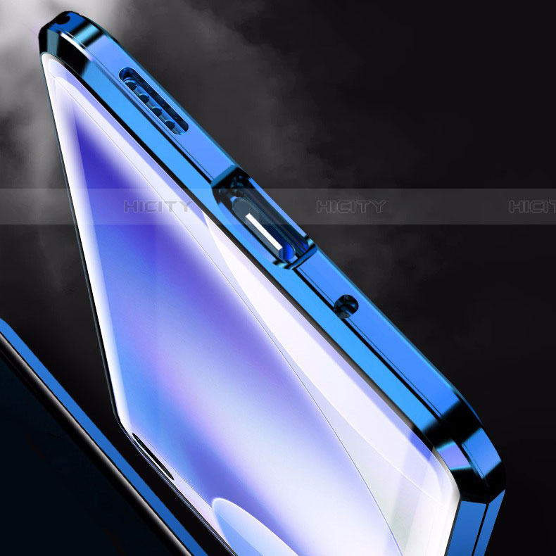 Custodia Lusso Alluminio Laterale Specchio 360 Gradi Cover M04 per Xiaomi Redmi K30 5G