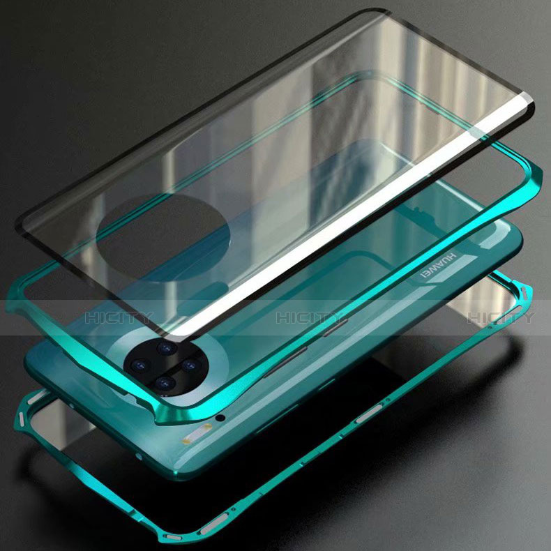 Custodia Lusso Alluminio Laterale Specchio 360 Gradi Cover M06 per Huawei Mate 30