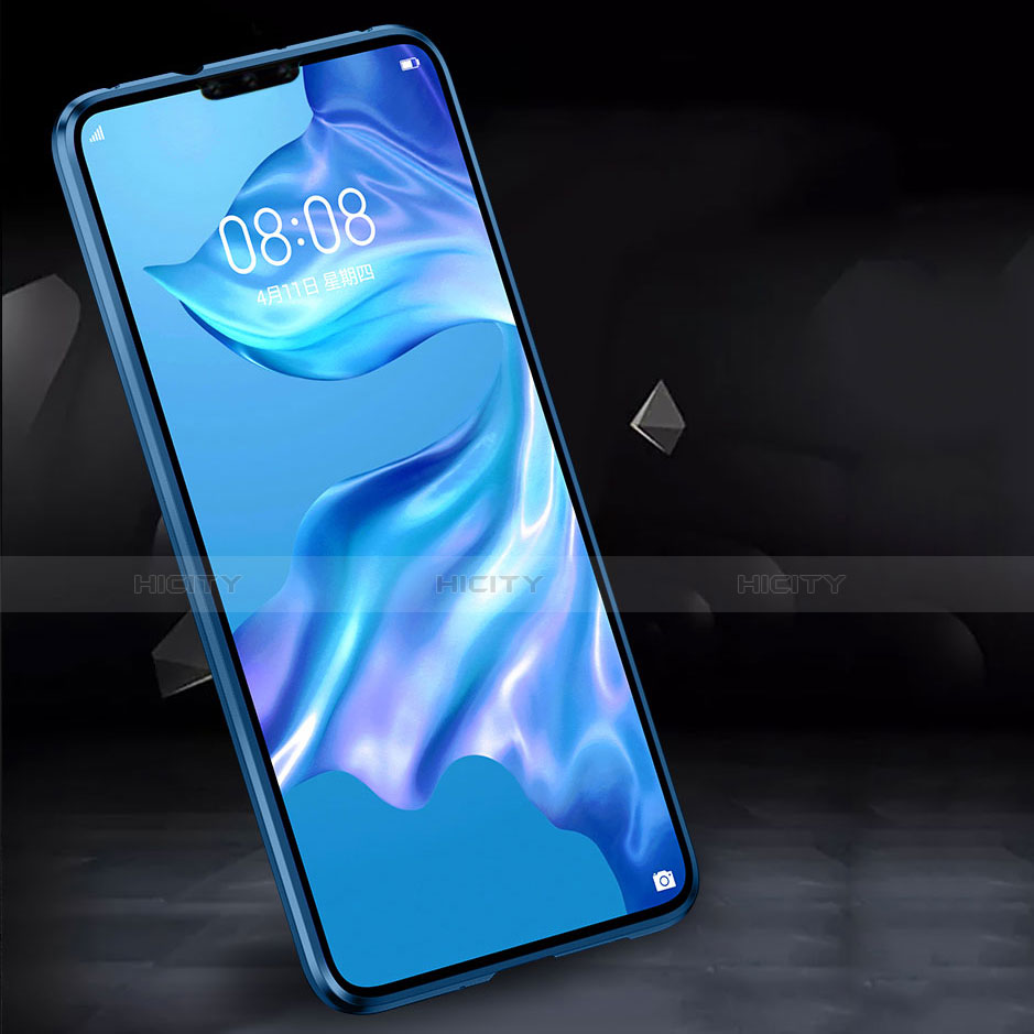 Custodia Lusso Alluminio Laterale Specchio 360 Gradi Cover M07 per Huawei Mate 30 Pro 5G