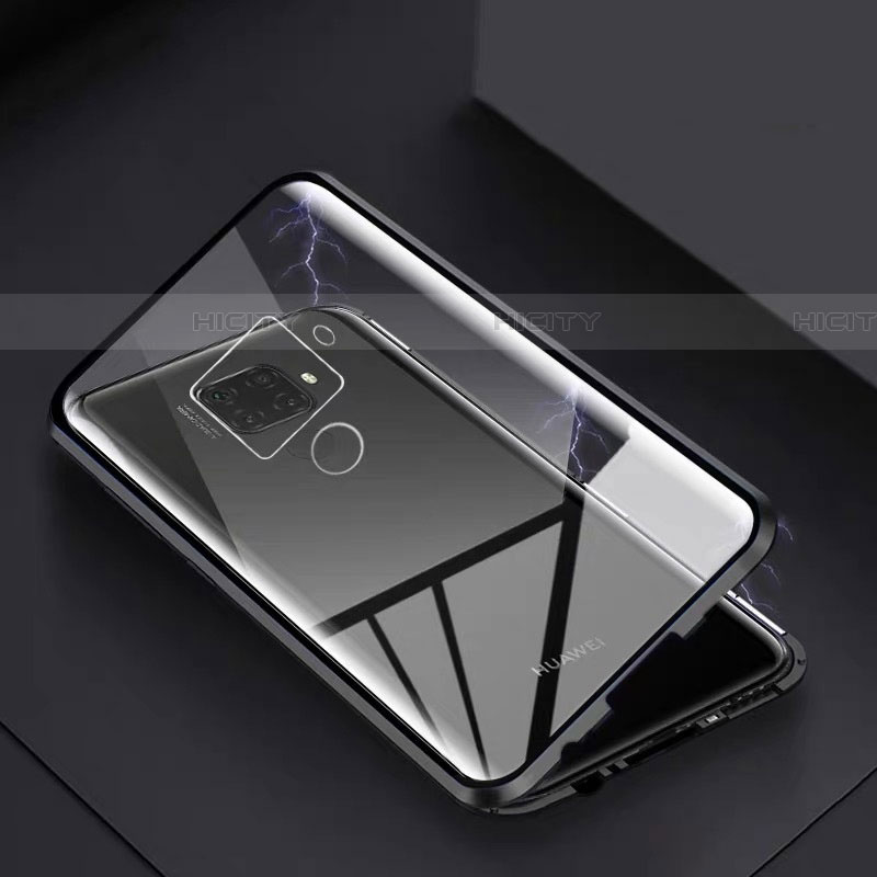 Custodia Lusso Alluminio Laterale Specchio 360 Gradi Cover M07 per Huawei Nova 5z