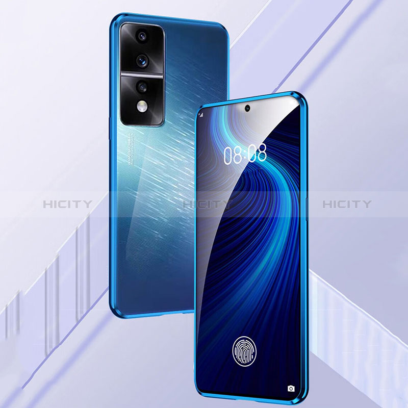 Custodia Lusso Alluminio Laterale Specchio 360 Gradi Cover P01 per Huawei Honor 80 GT 5G