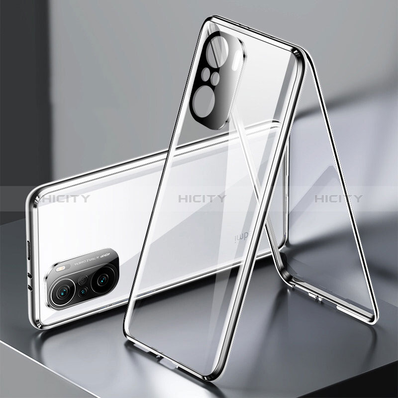 Custodia Lusso Alluminio Laterale Specchio 360 Gradi Cover P01 per Xiaomi Mi 11i 5G