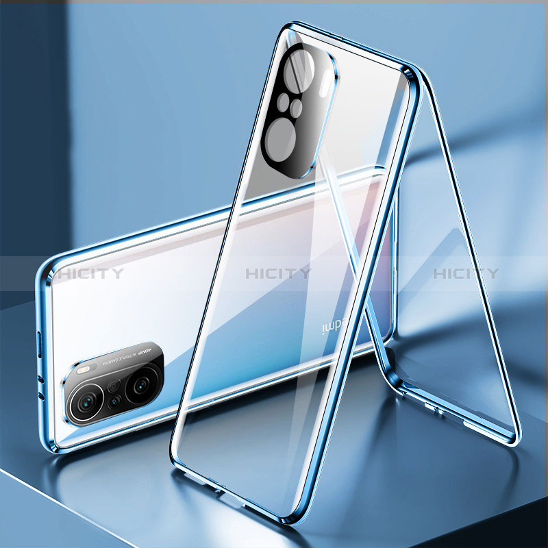 Custodia Lusso Alluminio Laterale Specchio 360 Gradi Cover P01 per Xiaomi Mi 11X 5G