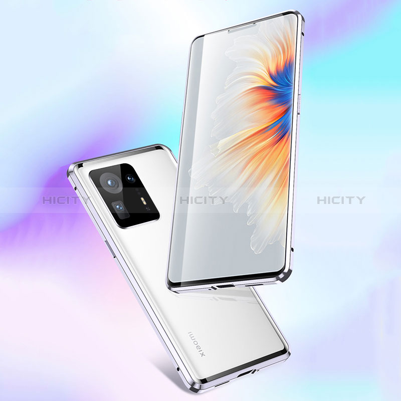 Custodia Lusso Alluminio Laterale Specchio 360 Gradi Cover P01 per Xiaomi Mi Mix 4 5G