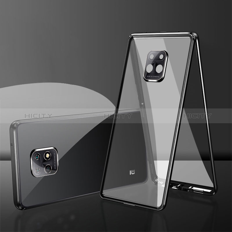 Custodia Lusso Alluminio Laterale Specchio 360 Gradi Cover P01 per Xiaomi Redmi 10X 5G