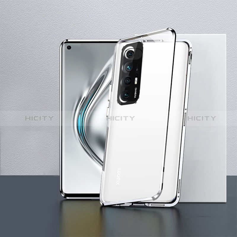 Custodia Lusso Alluminio Laterale Specchio 360 Gradi Cover P03 per Xiaomi Mi 10S 5G