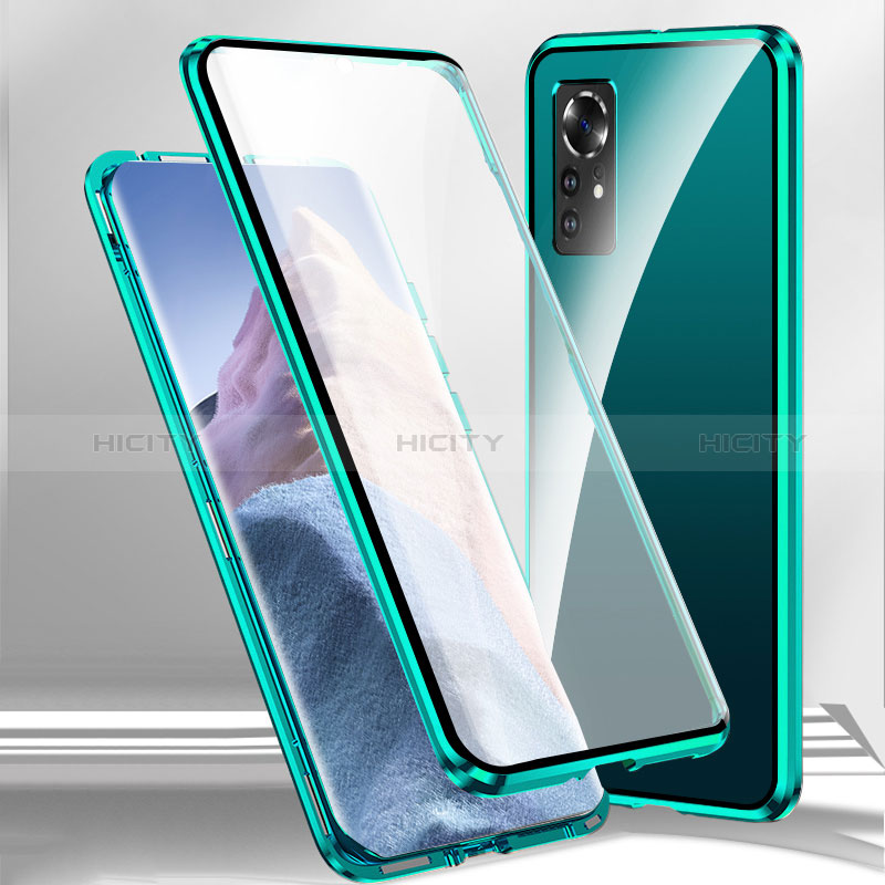 Custodia Lusso Alluminio Laterale Specchio 360 Gradi Cover P03 per Xiaomi Redmi Note 12S