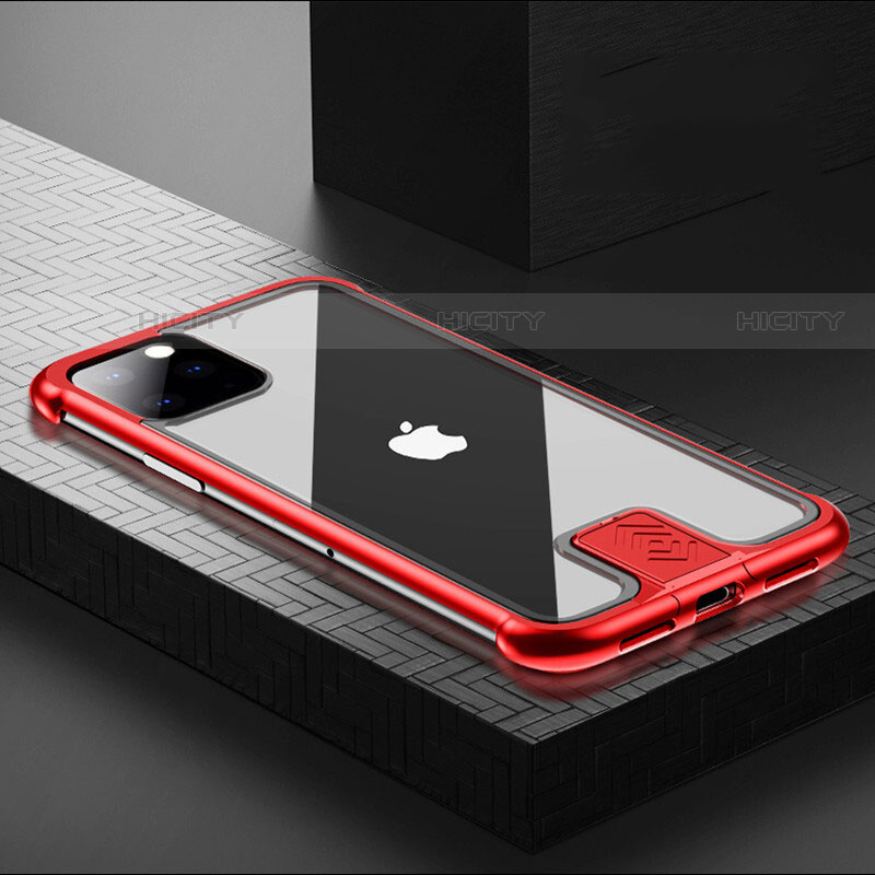 Custodia Lusso Alluminio Laterale Specchio 360 Gradi Cover per Apple iPhone 11 Pro