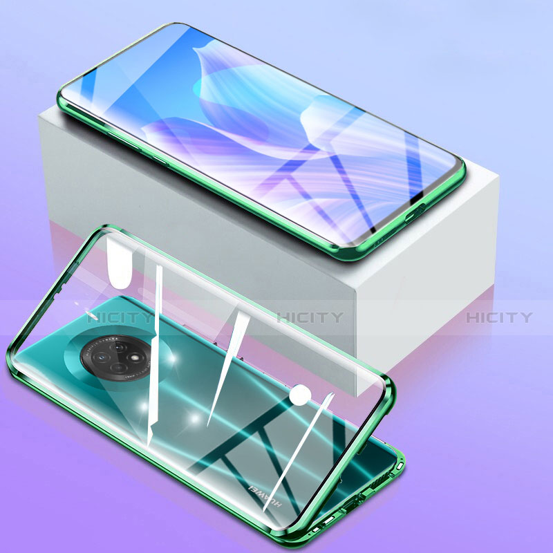 Custodia Lusso Alluminio Laterale Specchio 360 Gradi Cover per Huawei Enjoy 20 Plus 5G