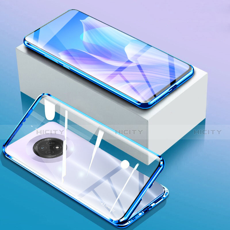 Custodia Lusso Alluminio Laterale Specchio 360 Gradi Cover per Huawei Enjoy 20 Plus 5G