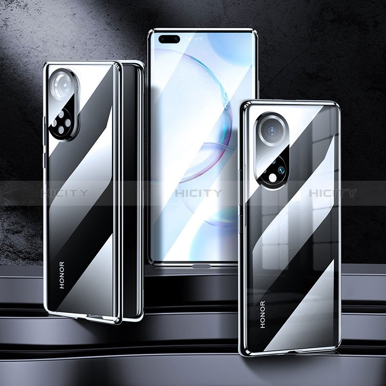 Custodia Lusso Alluminio Laterale Specchio 360 Gradi Cover per Huawei Honor 50 Pro 5G