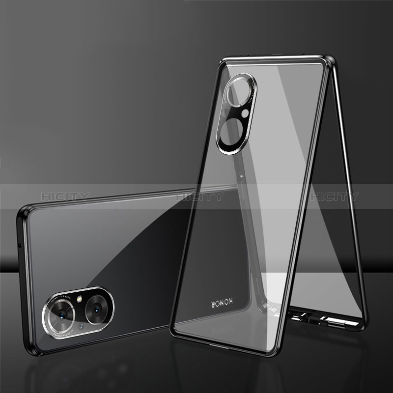 Custodia Lusso Alluminio Laterale Specchio 360 Gradi Cover per Huawei Honor 50 SE 5G