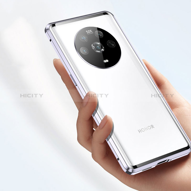 Custodia Lusso Alluminio Laterale Specchio 360 Gradi Cover per Huawei Honor Magic4 5G