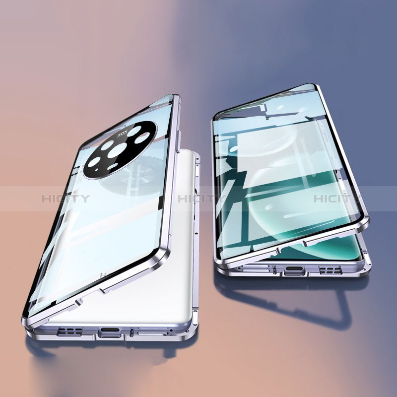 Custodia Lusso Alluminio Laterale Specchio 360 Gradi Cover per Huawei Honor Magic4 5G