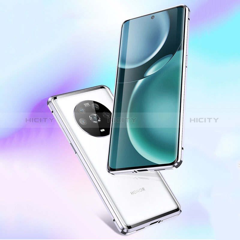 Custodia Lusso Alluminio Laterale Specchio 360 Gradi Cover per Huawei Honor Magic4 5G