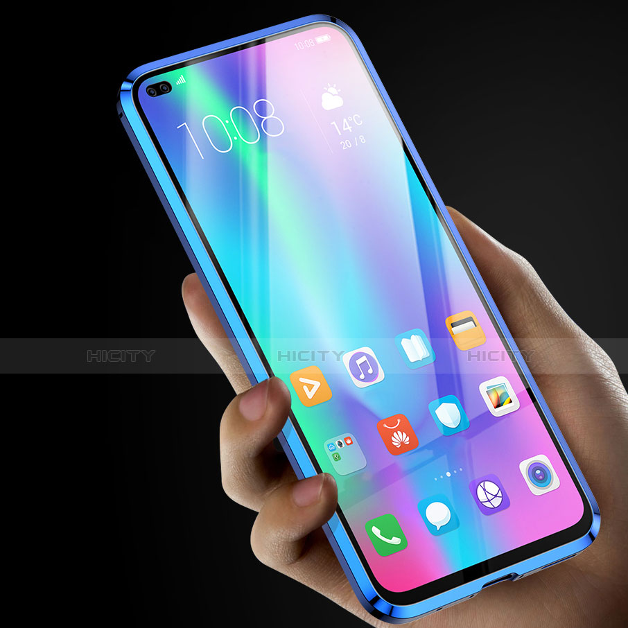 Custodia Lusso Alluminio Laterale Specchio 360 Gradi Cover per Huawei Honor View 30 Pro 5G