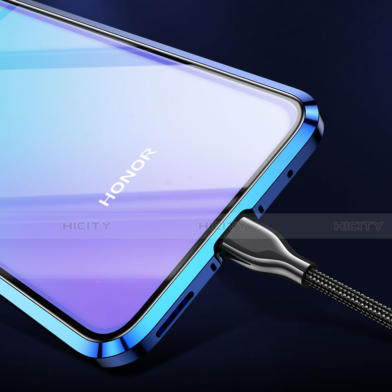 Custodia Lusso Alluminio Laterale Specchio 360 Gradi Cover per Huawei Honor View 30 Pro 5G