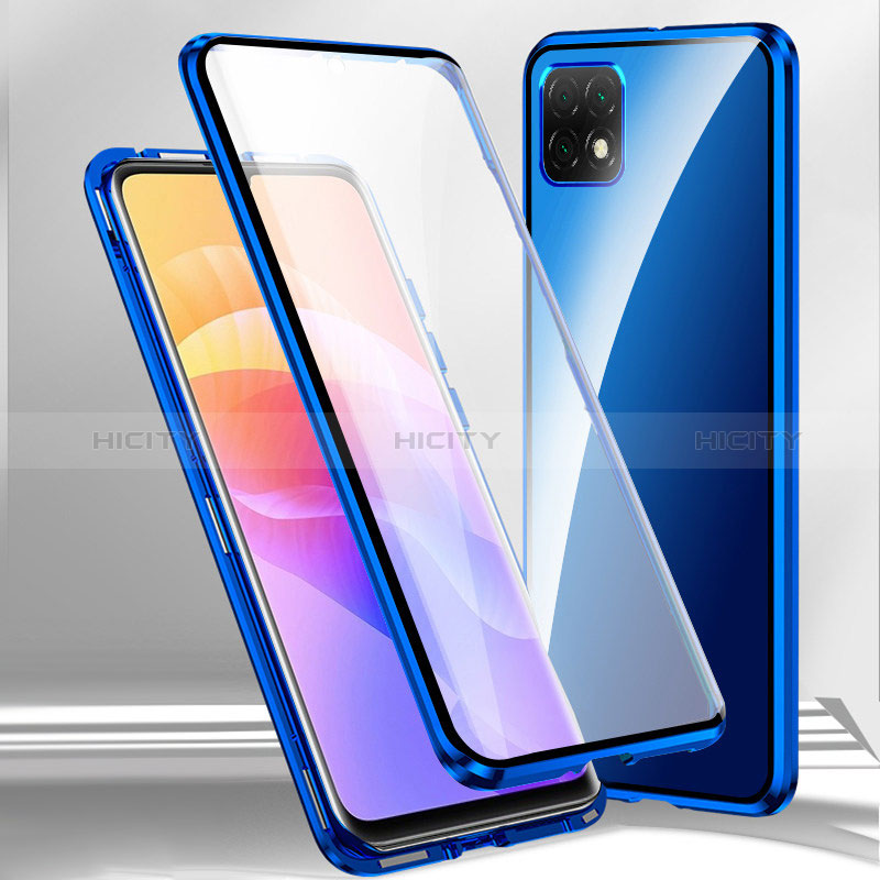 Custodia Lusso Alluminio Laterale Specchio 360 Gradi Cover per Huawei Honor X30i