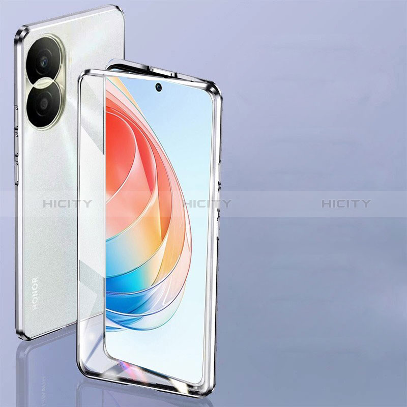 Custodia Lusso Alluminio Laterale Specchio 360 Gradi Cover per Huawei Honor X40i 5G