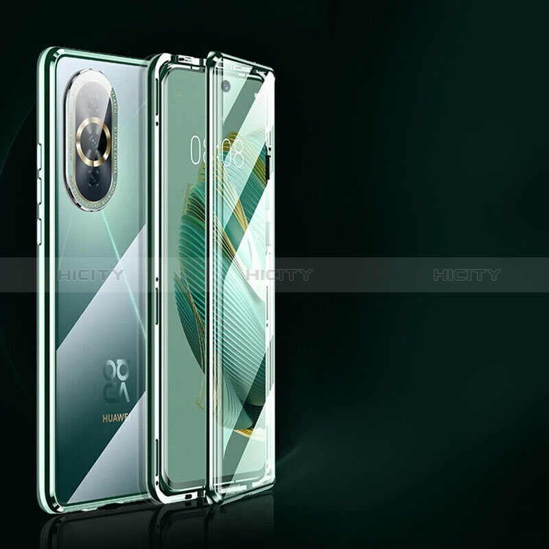 Custodia Lusso Alluminio Laterale Specchio 360 Gradi Cover per Huawei Nova 10