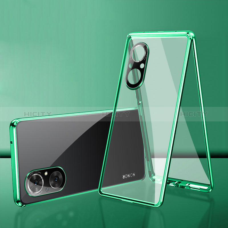 Custodia Lusso Alluminio Laterale Specchio 360 Gradi Cover per Huawei Nova 9 SE