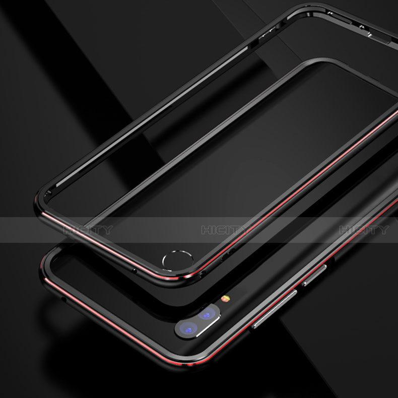 Custodia Lusso Alluminio Laterale Specchio 360 Gradi Cover per Huawei P Smart+ Plus