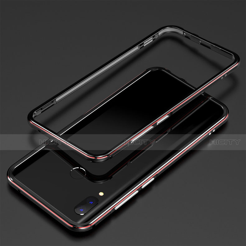 Custodia Lusso Alluminio Laterale Specchio 360 Gradi Cover per Huawei P Smart+ Plus