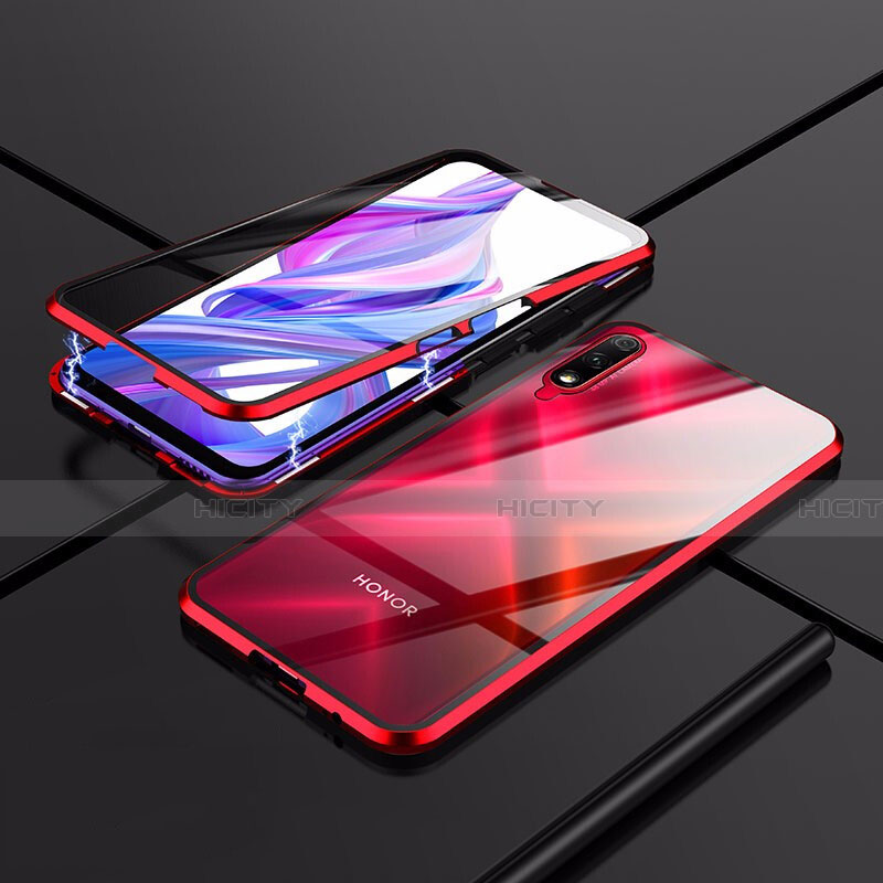 Custodia Lusso Alluminio Laterale Specchio 360 Gradi Cover per Huawei P Smart Z (2019)