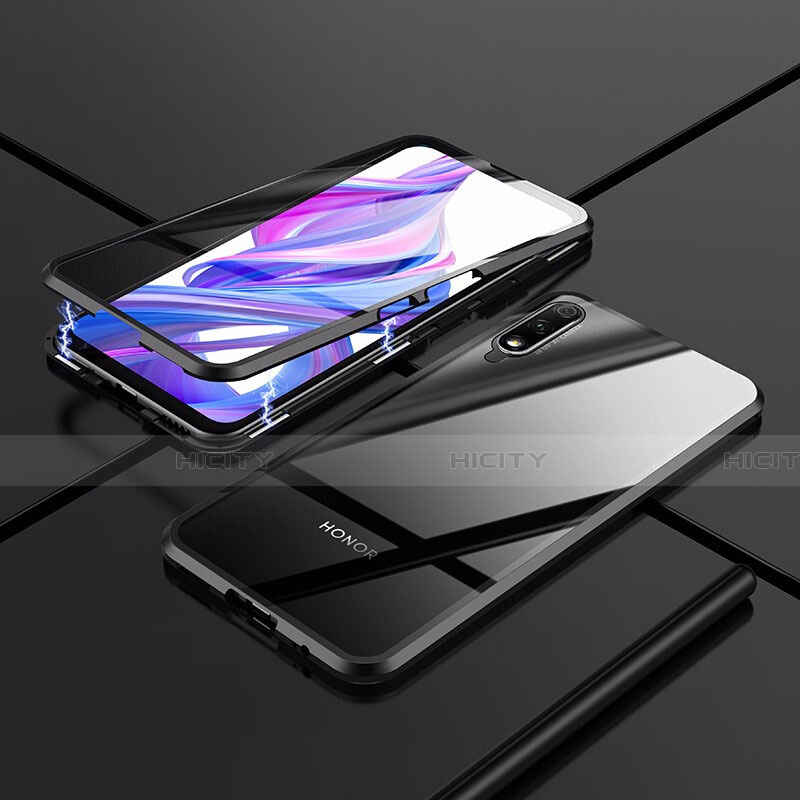 Custodia Lusso Alluminio Laterale Specchio 360 Gradi Cover per Huawei P Smart Z (2019)