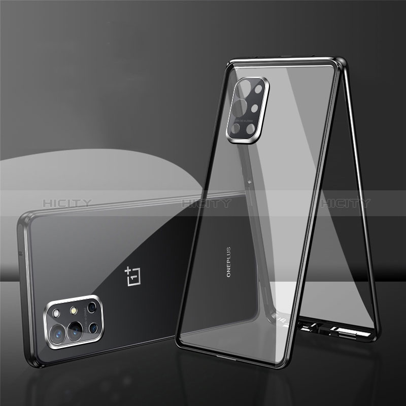 Custodia Lusso Alluminio Laterale Specchio 360 Gradi Cover per OnePlus 9RT 5G