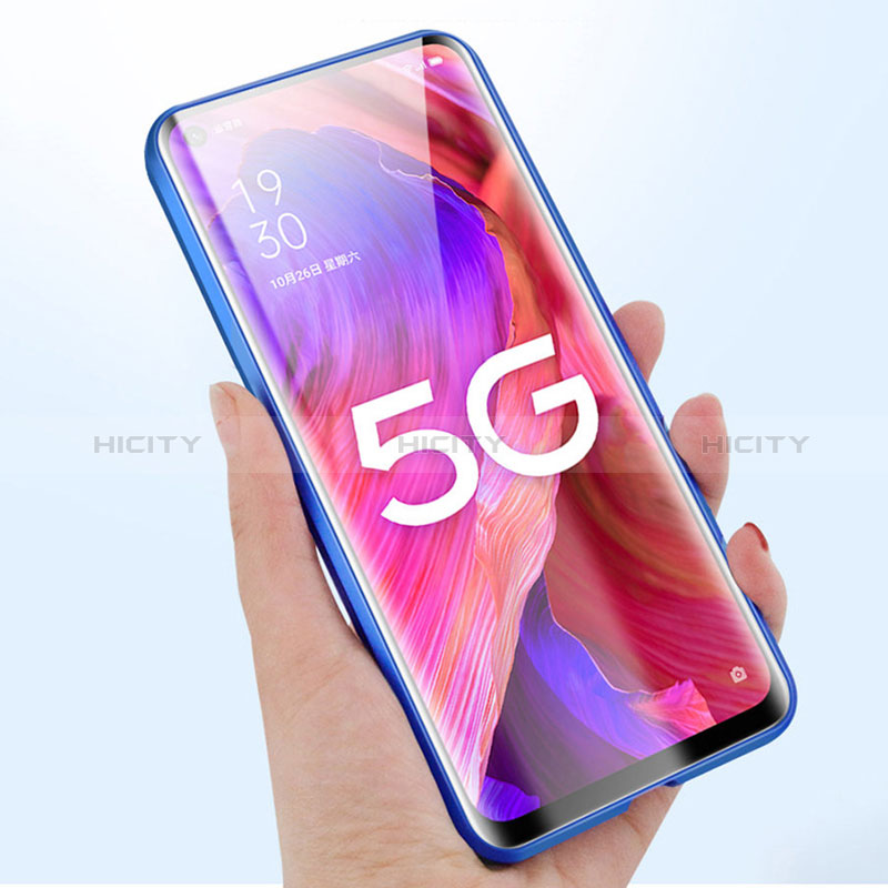 Custodia Lusso Alluminio Laterale Specchio 360 Gradi Cover per Oppo K10 Pro 5G