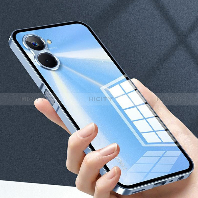 Custodia Lusso Alluminio Laterale Specchio 360 Gradi Cover per Realme 10S 5G