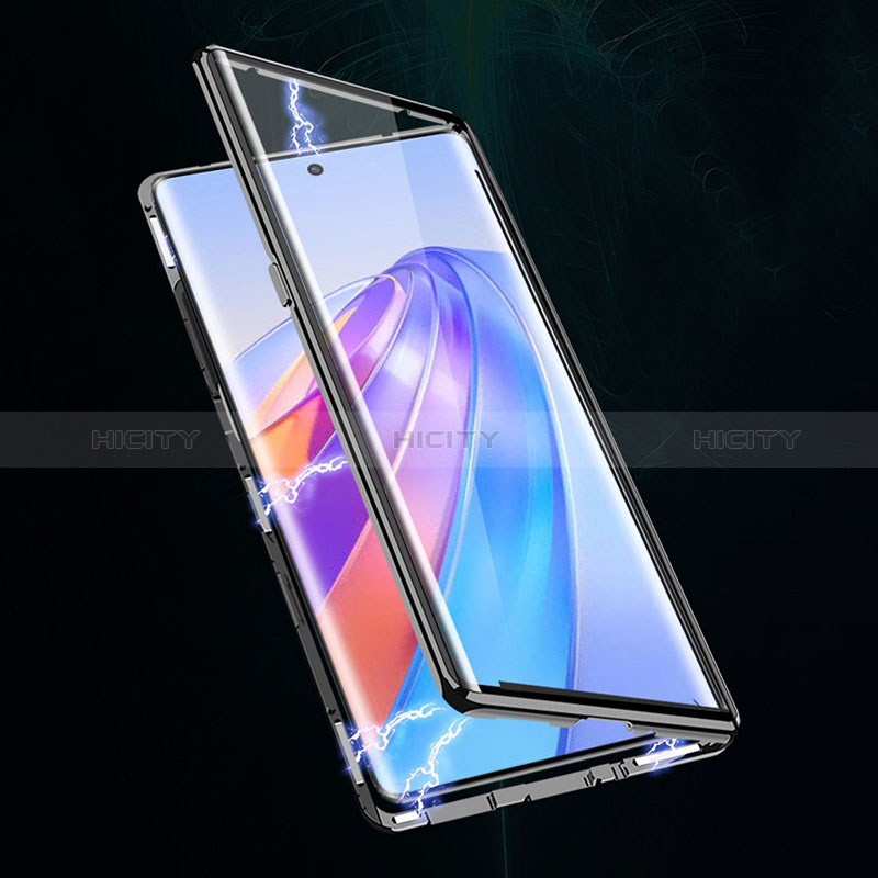 Custodia Lusso Alluminio Laterale Specchio 360 Gradi Cover per Realme GT Neo5 SE 5G