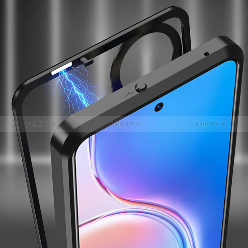 Custodia Lusso Alluminio Laterale Specchio 360 Gradi Cover per Realme Narzo 60 Pro 5G