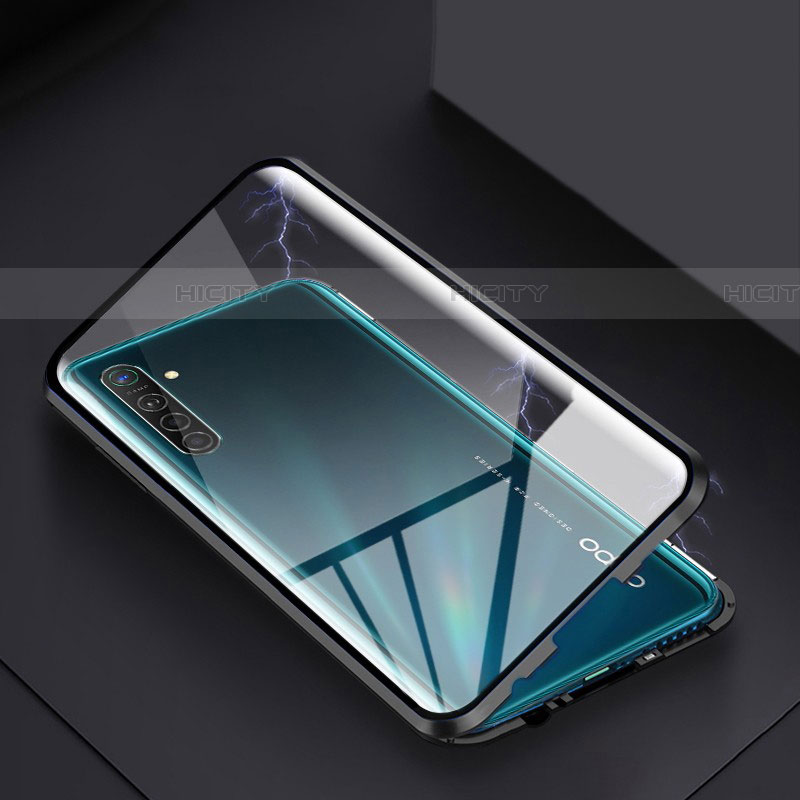 Custodia Lusso Alluminio Laterale Specchio 360 Gradi Cover per Realme X2