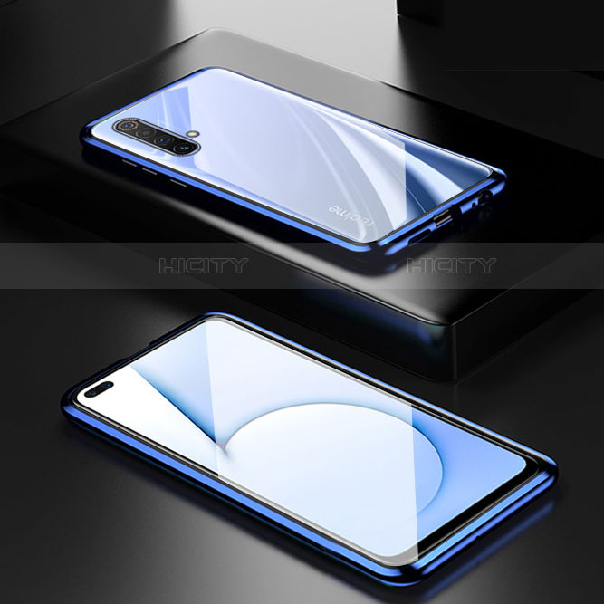 Custodia Lusso Alluminio Laterale Specchio 360 Gradi Cover per Realme X50 Pro 5G