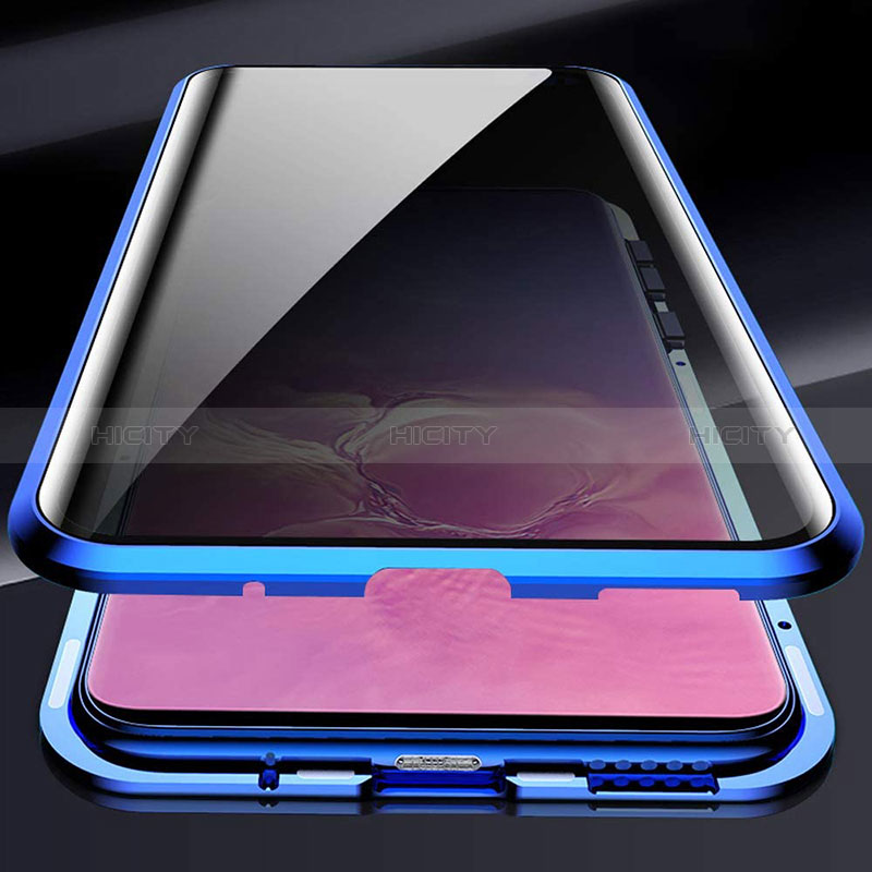 Custodia Lusso Alluminio Laterale Specchio 360 Gradi Cover per Samsung Galaxy A20