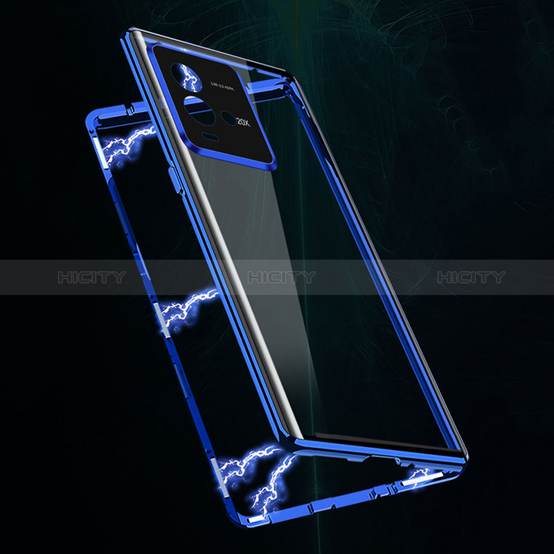Custodia Lusso Alluminio Laterale Specchio 360 Gradi Cover per Vivo iQOO 11 Pro 5G