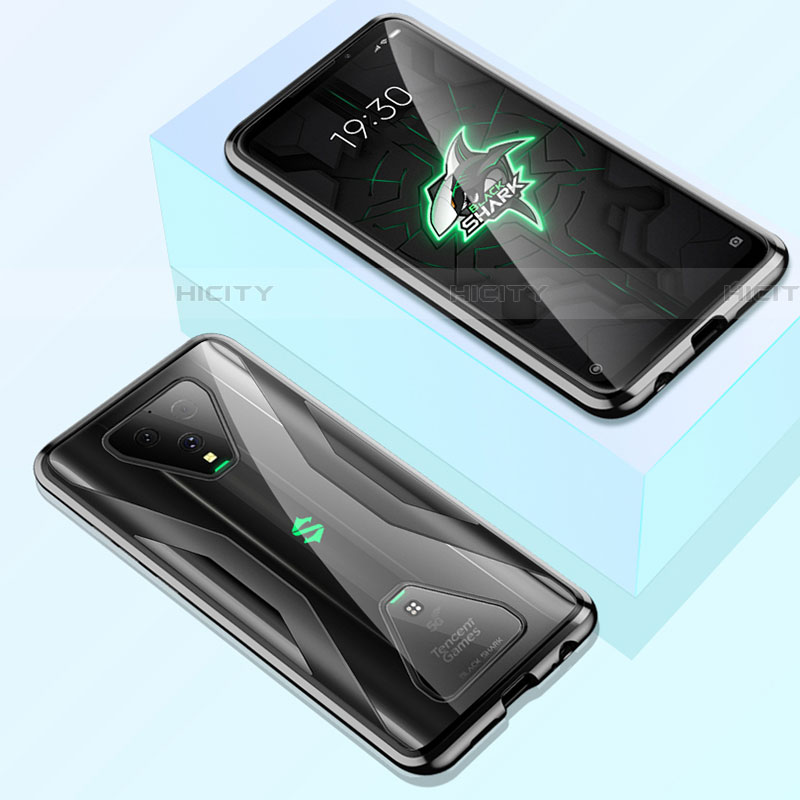 Custodia Lusso Alluminio Laterale Specchio 360 Gradi Cover per Xiaomi Black Shark 3 Pro