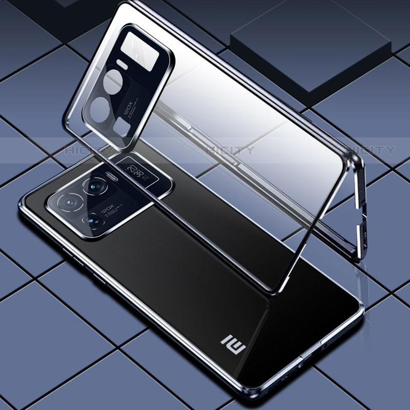 Custodia Lusso Alluminio Laterale Specchio 360 Gradi Cover per Xiaomi Mi 11 Ultra 5G