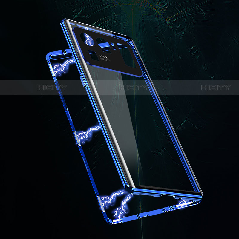 Custodia Lusso Alluminio Laterale Specchio 360 Gradi Cover per Xiaomi Mi 11 Ultra 5G