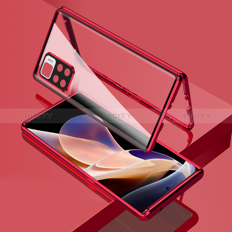 Custodia Lusso Alluminio Laterale Specchio 360 Gradi Cover per Xiaomi Mi 11i 5G (2022)
