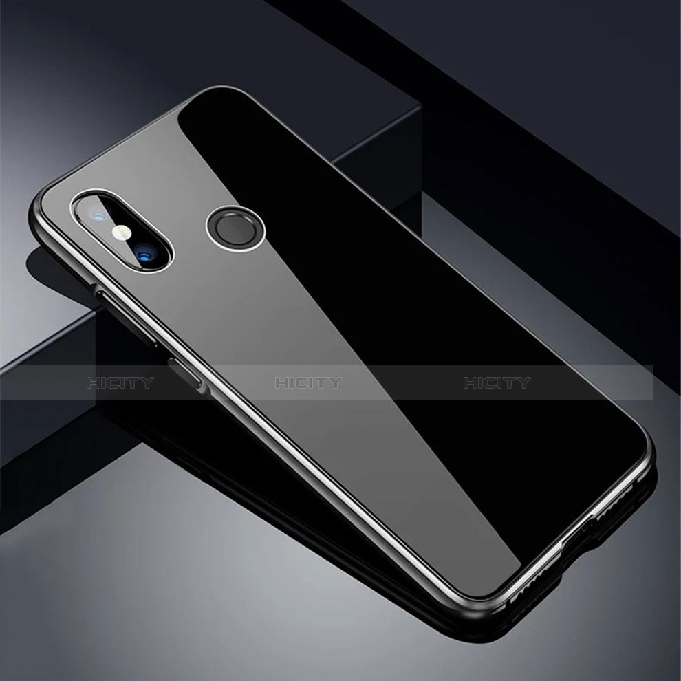 Custodia Lusso Alluminio Laterale Specchio 360 Gradi Cover per Xiaomi Mi 8