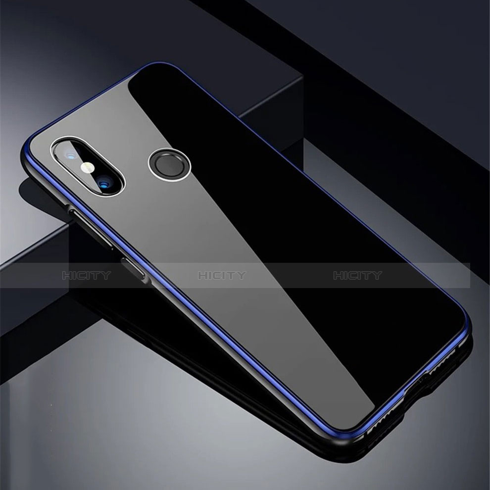 Custodia Lusso Alluminio Laterale Specchio 360 Gradi Cover per Xiaomi Mi 8