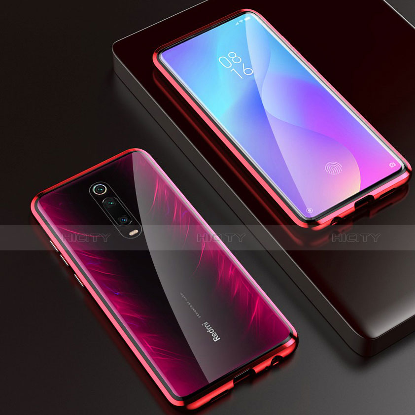 Custodia Lusso Alluminio Laterale Specchio 360 Gradi Cover per Xiaomi Mi 9T