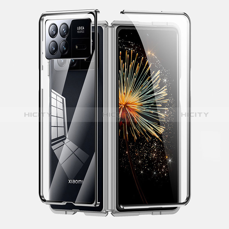 Custodia Lusso Alluminio Laterale Specchio 360 Gradi Cover per Xiaomi Mix Fold 3 5G