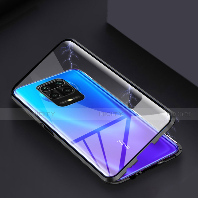 Custodia Lusso Alluminio Laterale Specchio 360 Gradi Cover per Xiaomi Poco M2 Pro