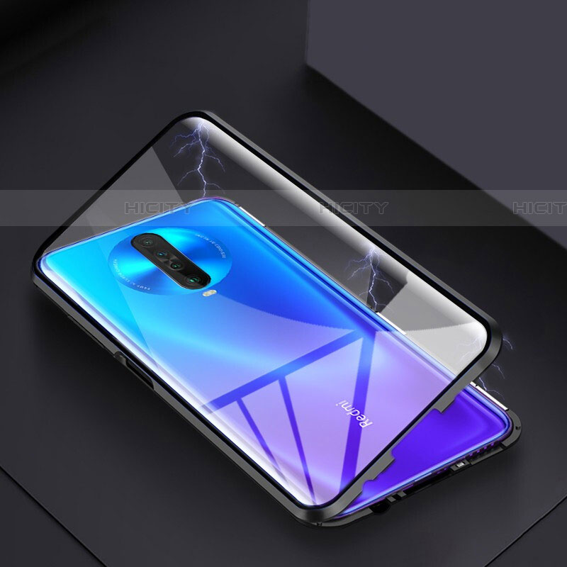 Custodia Lusso Alluminio Laterale Specchio 360 Gradi Cover per Xiaomi Poco X2